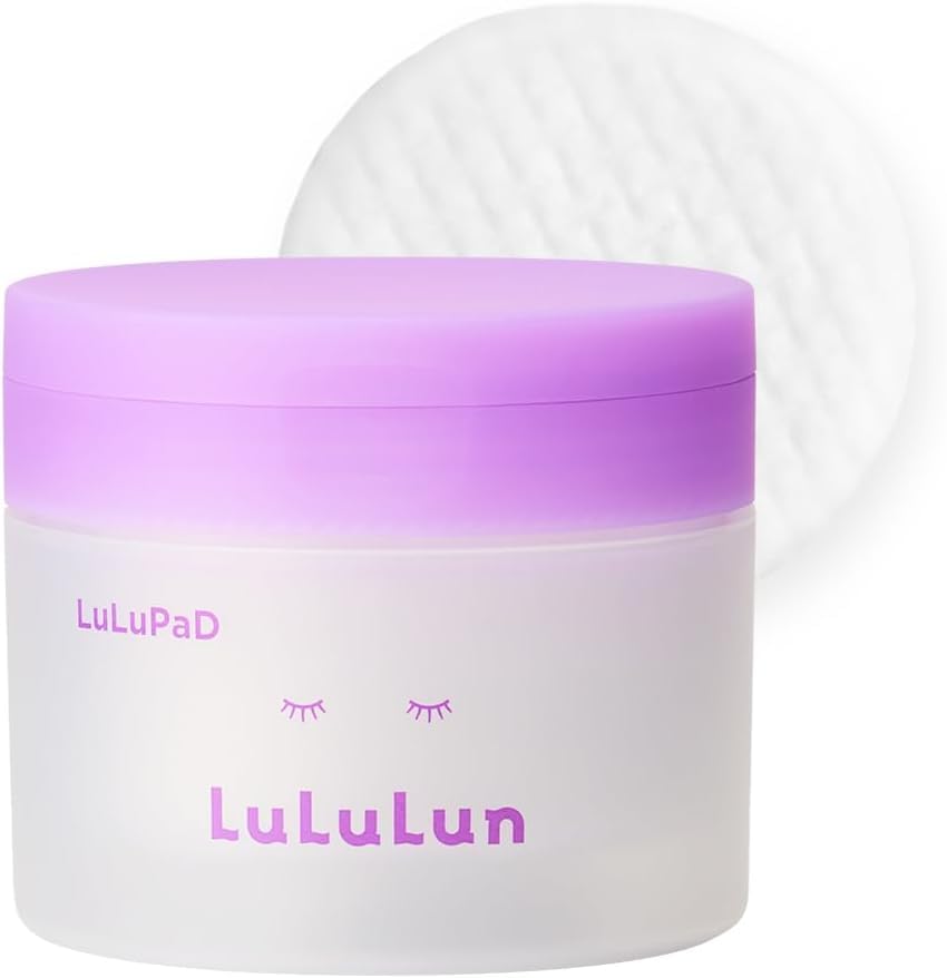 LuLuLun LuLuPaD Toner 50 Moisturizing Toner Pads Wipe-Off Pads, Sheets, Wipe-Off