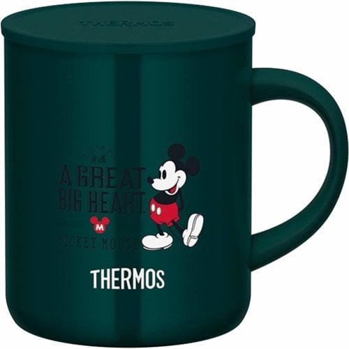 Thermos Vacuum Insulated Mug, 350ml, Mickey Mouse, Dark Green, JDG-350DS DG