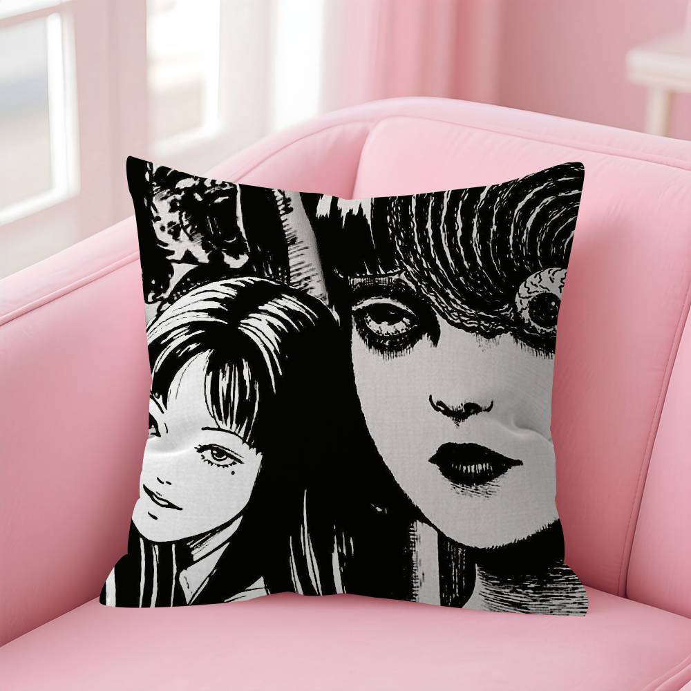 Japan Anime JJunji Horror Ito Pillowcases Home Bedding Decorative Pillow Cover Wedding Super Soft Pillow Case