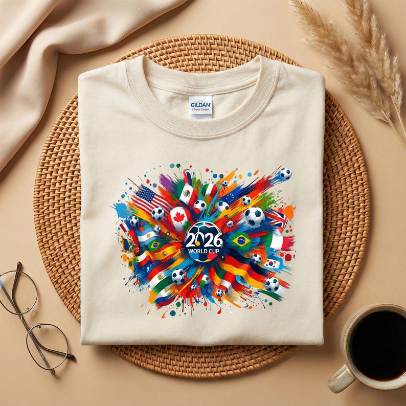 Футболка Чемпионата мира по футболу 2026, Футболка FIFA Чемпионат мира по футболу 2026, Футболка с флагами стран Чемпионата мира, Подарок любителю футбола XL
