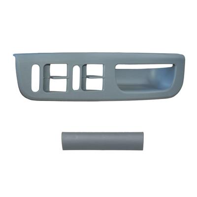 Window Opening Button Frame Set - Left Front for VW Passat, Golf, Jetta - Grey