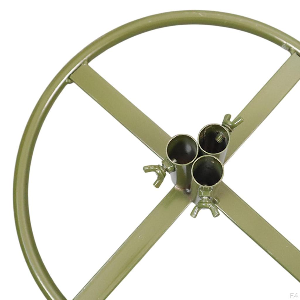 Flower Pole Display Stand Base DIY Crafts Reusable Iron for Home Florist