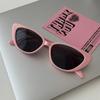 1PC INS niche, high-end retro versatile cat-eye pink sunglasses for women, sunscreen and face-enhancing small frame sunglasses