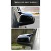 2pcs Rearview Mirror Caps Cover Glossy Black Sticking For Nissan Sunny 2010 2011 2012 2013 2014 2015 2016