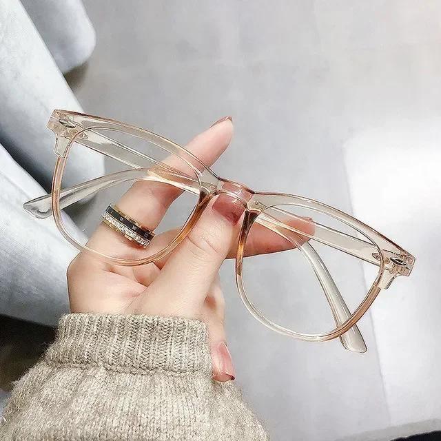 

Stylish Finished Myopia Eyewear for Male Female Unisex Blue Light Locking Minus Diopters Fashionable Stylish Near Sight Eyeglasses Anti-Blue Light 0