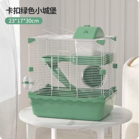 Hamster Cage Hut Nest Golden Bear Oversized Villa Supplies Set