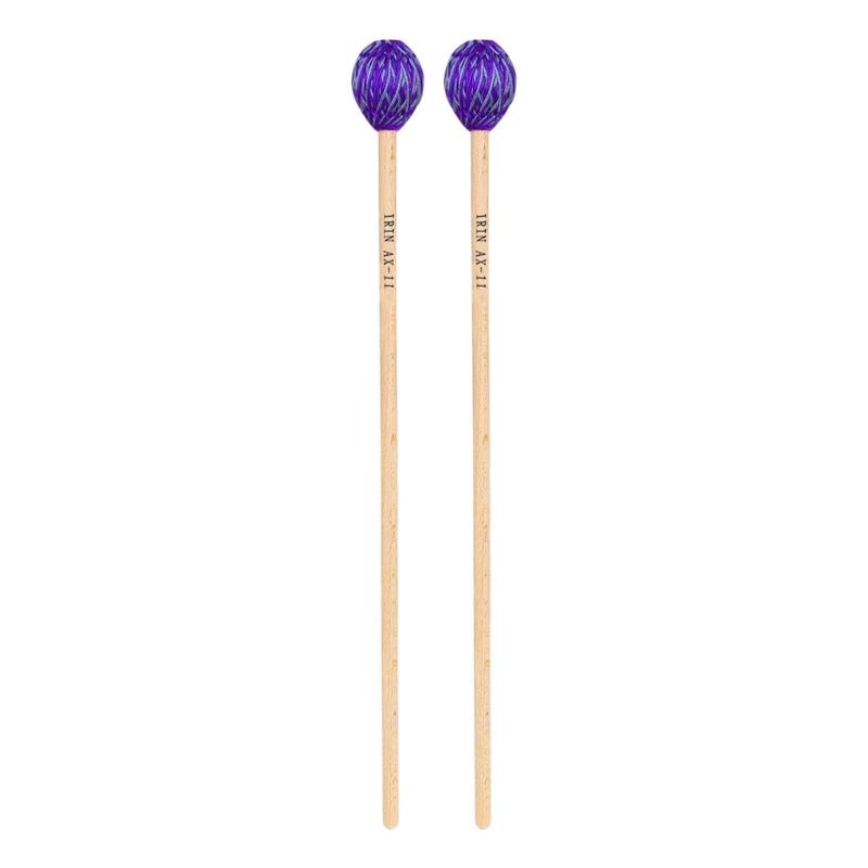 Yarn Head Medium Marimba Mallets Drumsticks Marimba Vibraphone Yarn Wrapped Mallet Percussion Instrument Drum Stick