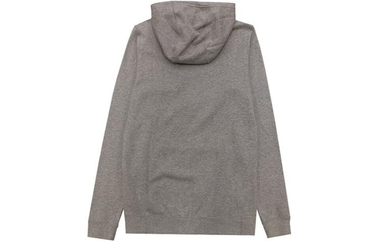 Men's Nike Sweatshirts Men's Gray Hooded Moderate Cardigan