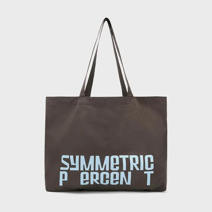 Color Logo Cotton Bag / Brown