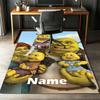 Benutzerdefinierter Name Shrek Bedruckter Teppich, Teppich für Bürostuhl Wohnzimmer Schlafzimmer Küche Raumdekoration Geschenke.