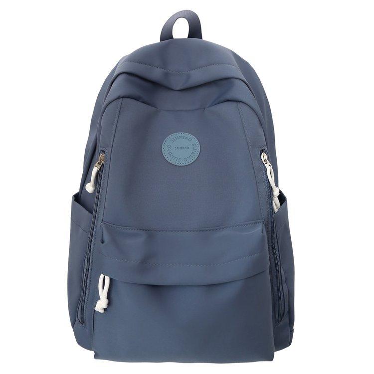 Schoolbag Ins Niche Lightweight Simple Girl Versatile Primary School Students Junior High School Students Large Capacity Backpack