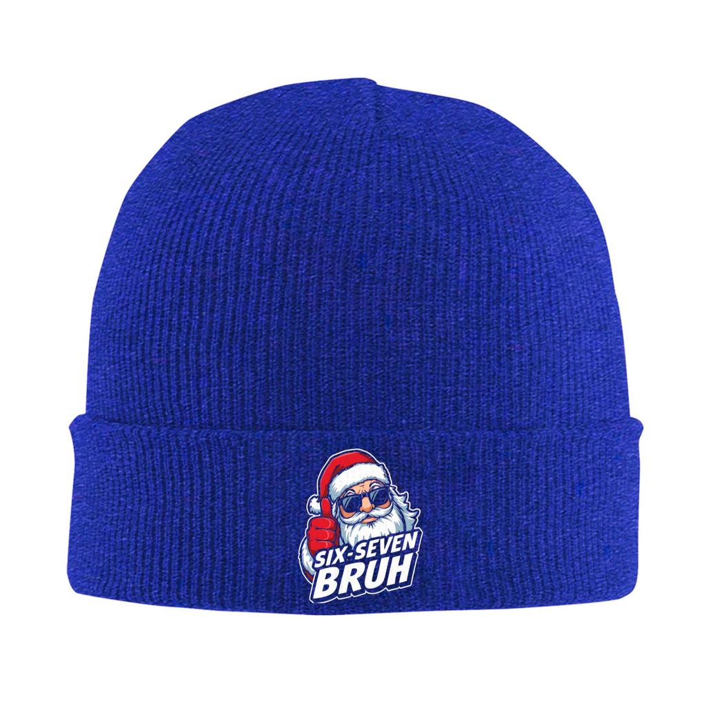 67 Six Seven Christmas Bruh Beanie Hats Skullies Beanies Men Women Hip Hop Elastic Caps Autumn Winter Kpop Graphic Bonnet Hats