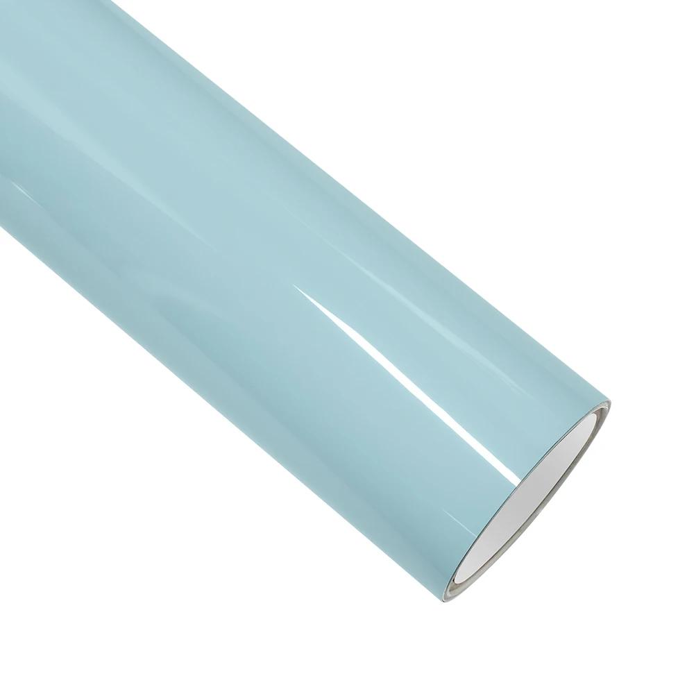 

Gulf Blue Wrap Vinyl Film Bright Wrapping Car Vehicle Whole Body Decal Motorcycle Truck DIY Cover Auto Tuning Accessories 1.52x1m