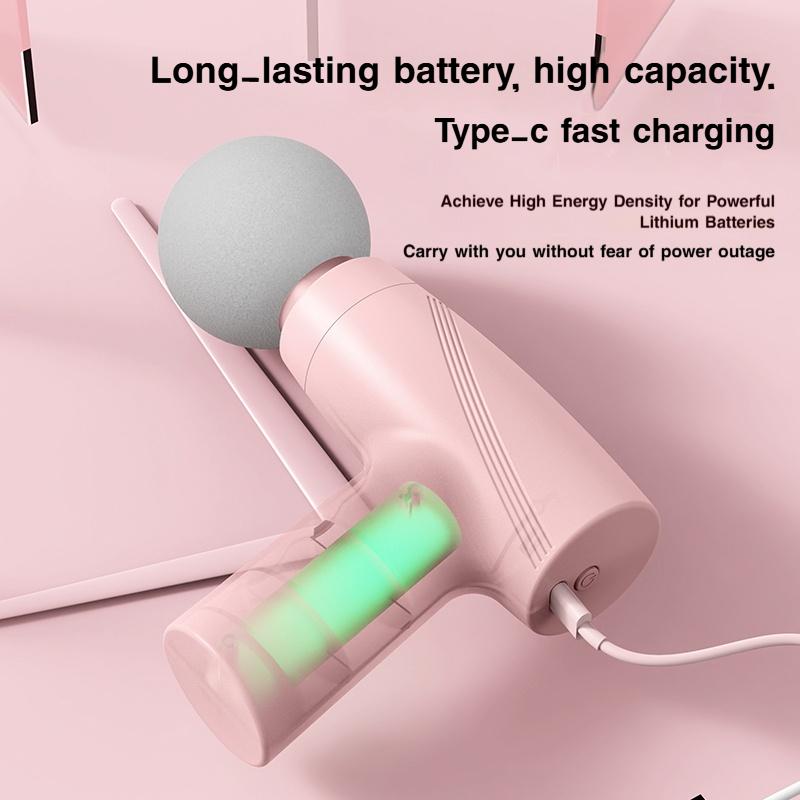 TikTok Viral Pink Mini Massage Gun! Cute Portable Muscle Relaxer for Women,Deep Tissue Pain Relief, Fits in Your Purse,Perfect for Desk,Gym,Travel