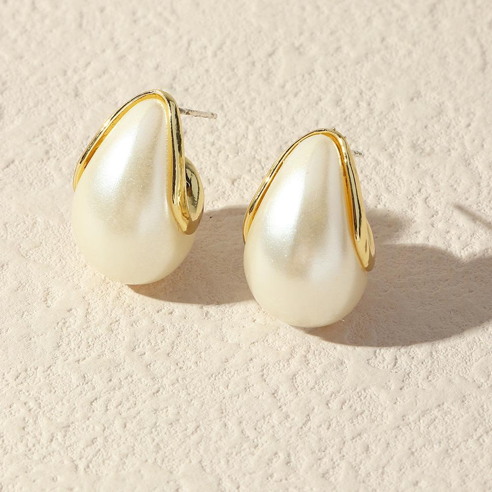 

New Fashion Thick Colorful Teardrop Earrings Gradient Waterdrop Drop Earrings for Women Chunky Dome Zircon Gifts