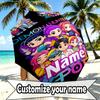 Custom Name Personalized KPop Hunters Print Umbrella, Auto Open Close, 8‑Rib Sturdy Frame, Commute Camping Hiking Use, Birthday Gift