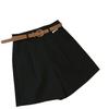 Women's Summer Wide-Leg Belted Shorts