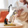 Decorative Horse Resin Animal Statue Ornament Modern Creative Stable Base Suitable for Living Room