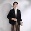 2025 Autumn/Winter Korean Style Short Double-Sided Wool Coat for Women - Fashionable, Versatile, and Loose Fit.