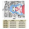 Konata izumi L-Lucky S-Star Plush Blanket Child  Flannel Throw Blanket For Outdoor Super Warm Design Quality Bedspread Gift