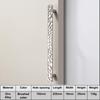 Retro Zinc Zinc Zinc Alloy Furniture Door Knob Unique Line Design Cabinet Handle  Drawer