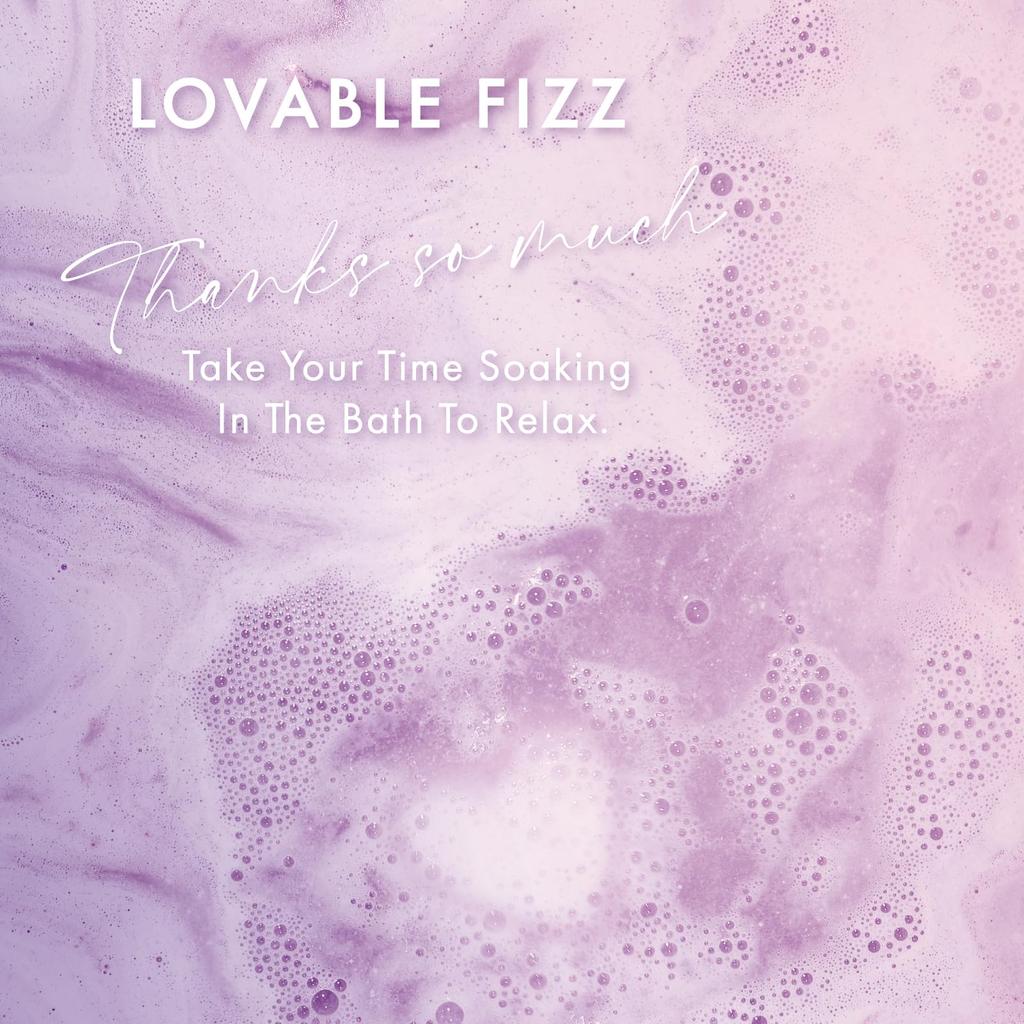 Bath Salts Carbonated Lovable Bath Fizz Set Gardenia Scent Cloudy Moisturizing Individually Wrapped Women Retirement Thank You Wedding Gift Small Gift