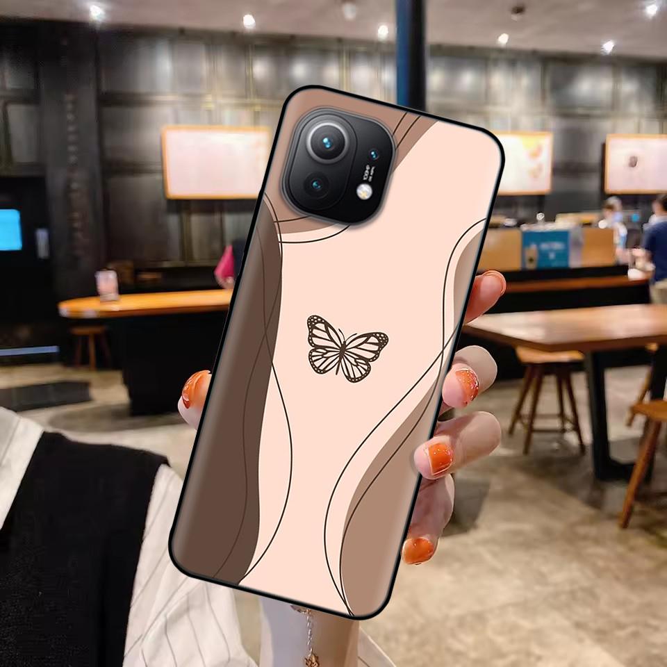 Phone Case For Xiaom Mi 11 Lite Case Soft Silicone Shockproof Back Cover For Xiaomi 11 Lite 11Lite 5G NE Protective Shell Fundas