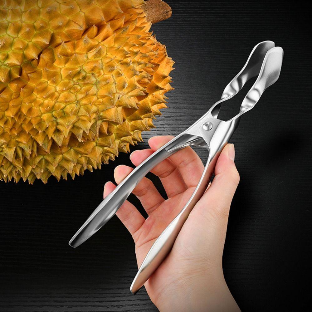 304 Stainless Steel Durian Shell Cracker Effort-saving Watermelon Melon Opening Pliers  Commercial