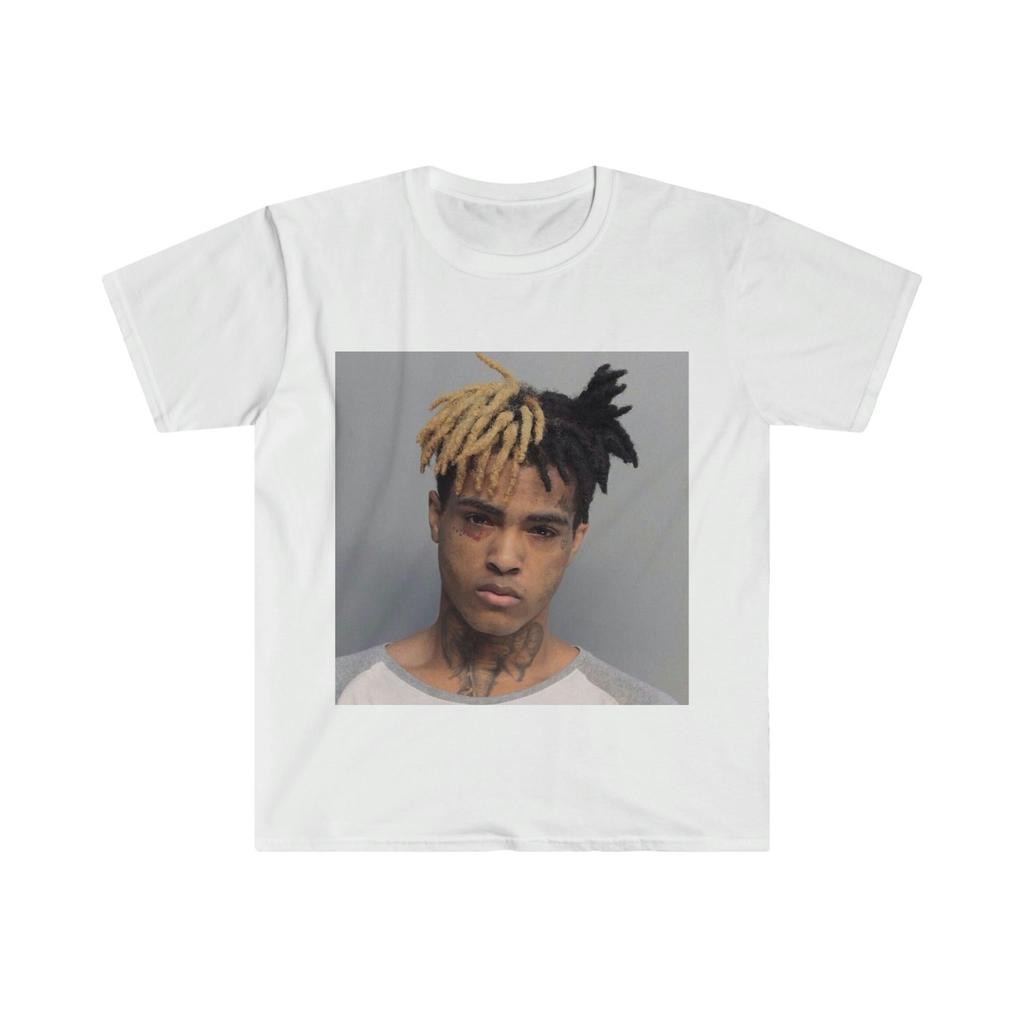 XXXTentacions Popular Rapstyle American Tshirt Featuring Street Style Prints Short Sleeves and Comfortable Casual Design