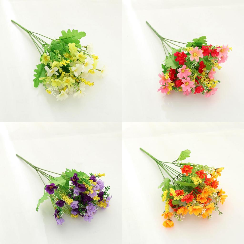 Silk Mimicry Daisy Small Bouquet Decorative Artificial Flowers For House Interior