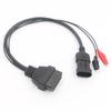 Adaptér pro 3pinový na 16pinový OBDII OBD2 konektor pro Fiat / Alfa / Lancia, autokabel pro diagnostický kabel Fiat 3pin samice