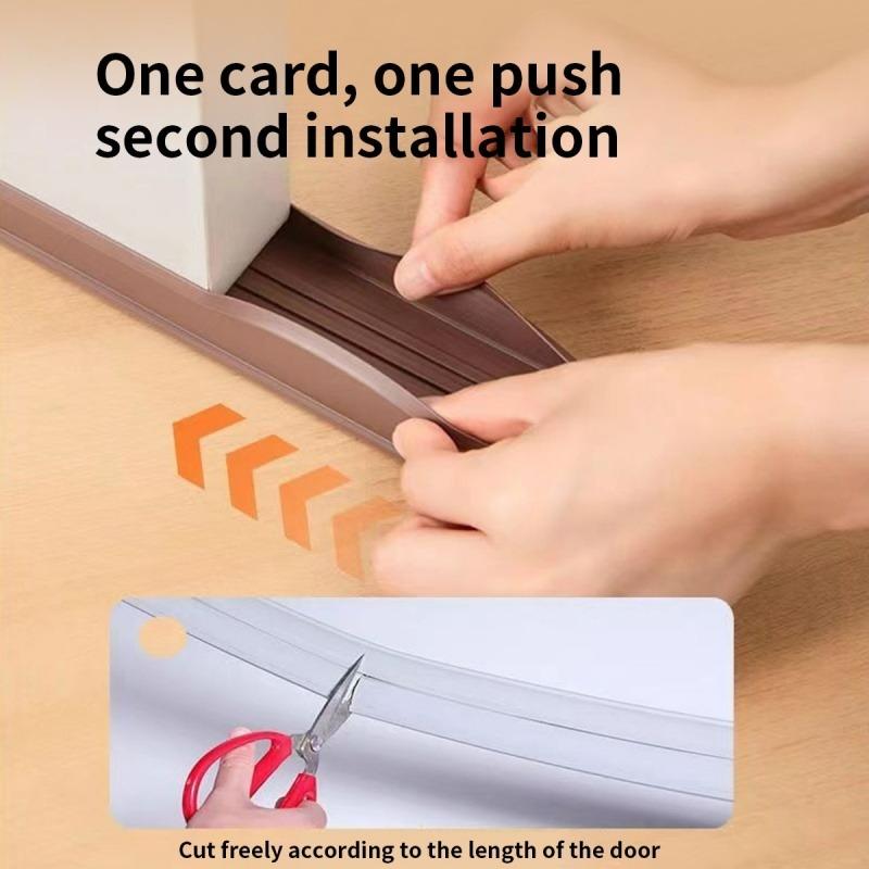 Door Sealing Strip Insect Proof Soundproof Filling Strip for Door Seams Windproof Door Stopper Strip At The Bottom of The Door