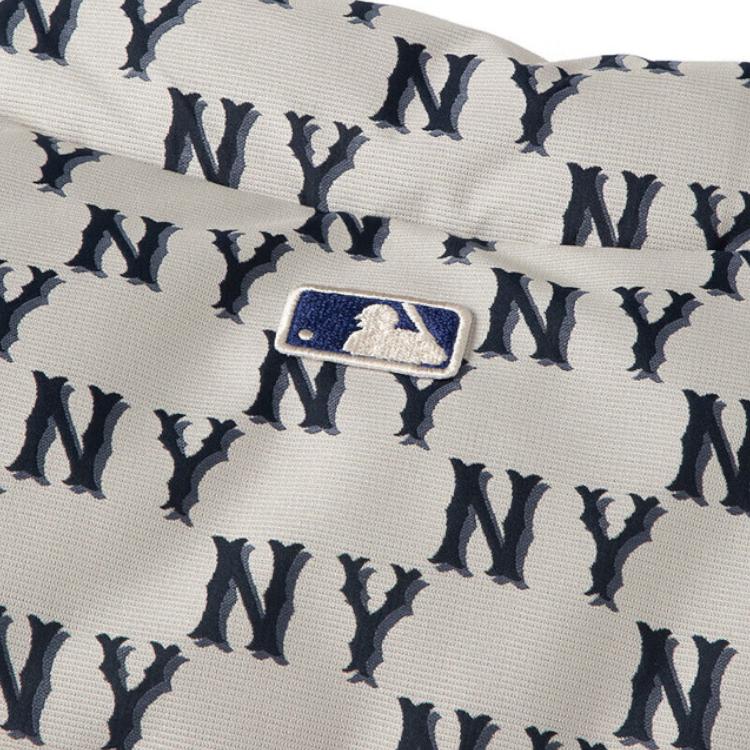 New MLB Down Jackets Unisex Cream 3ADJM0236-50CRD