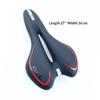 Comfortable Shockproof Pu Leather Surface Cycling Seat Sponge-Filled Bicycle For Enhanced Riding Experienc