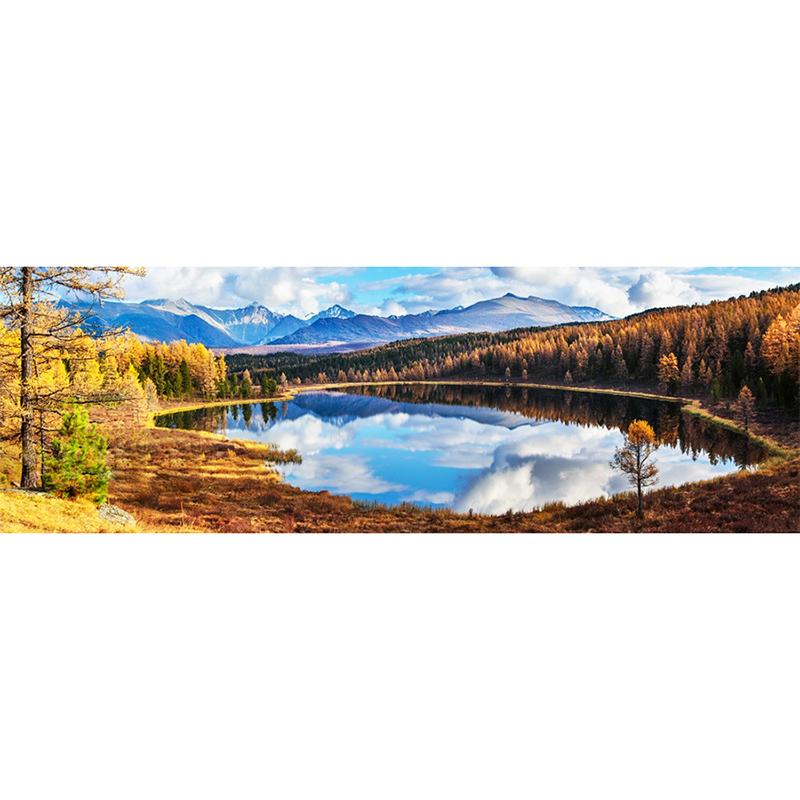 

5D DIY Алмазная картина набор для вышивки крестом «Горы и озеро» Алмазная вышивка Пейзаж Настенная вышивка крестом Гостиная Спальня Домашний декор Full Round 20x60CM