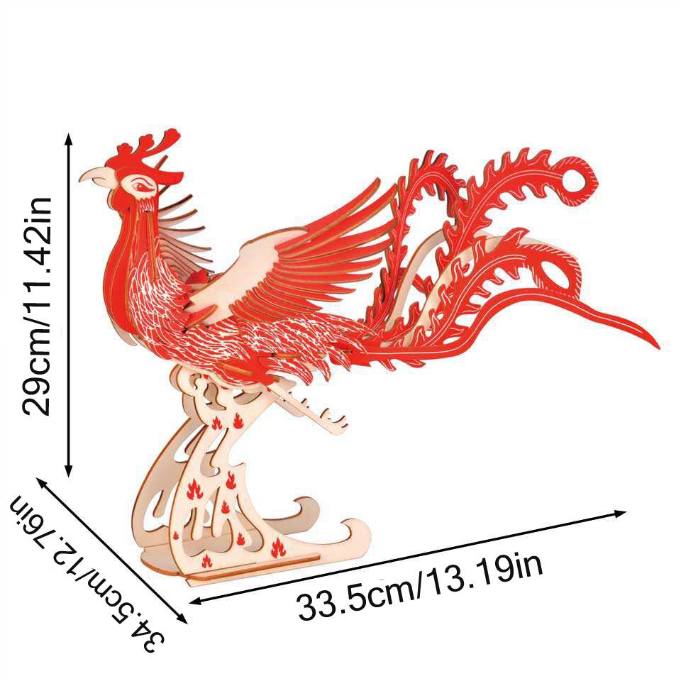 Laser Cutting DIY 3D Wooden Puzzle Woodworking Assembly Kit Puzzle Toy Assembly Model Kit Educational Toy