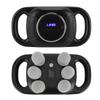 6 Heads Muscle Massager Rechargeable 10 Modes Smart Digital Display High Frequency Vibration Muscle Relaxation Massager for Back Neck Leg Shoulder