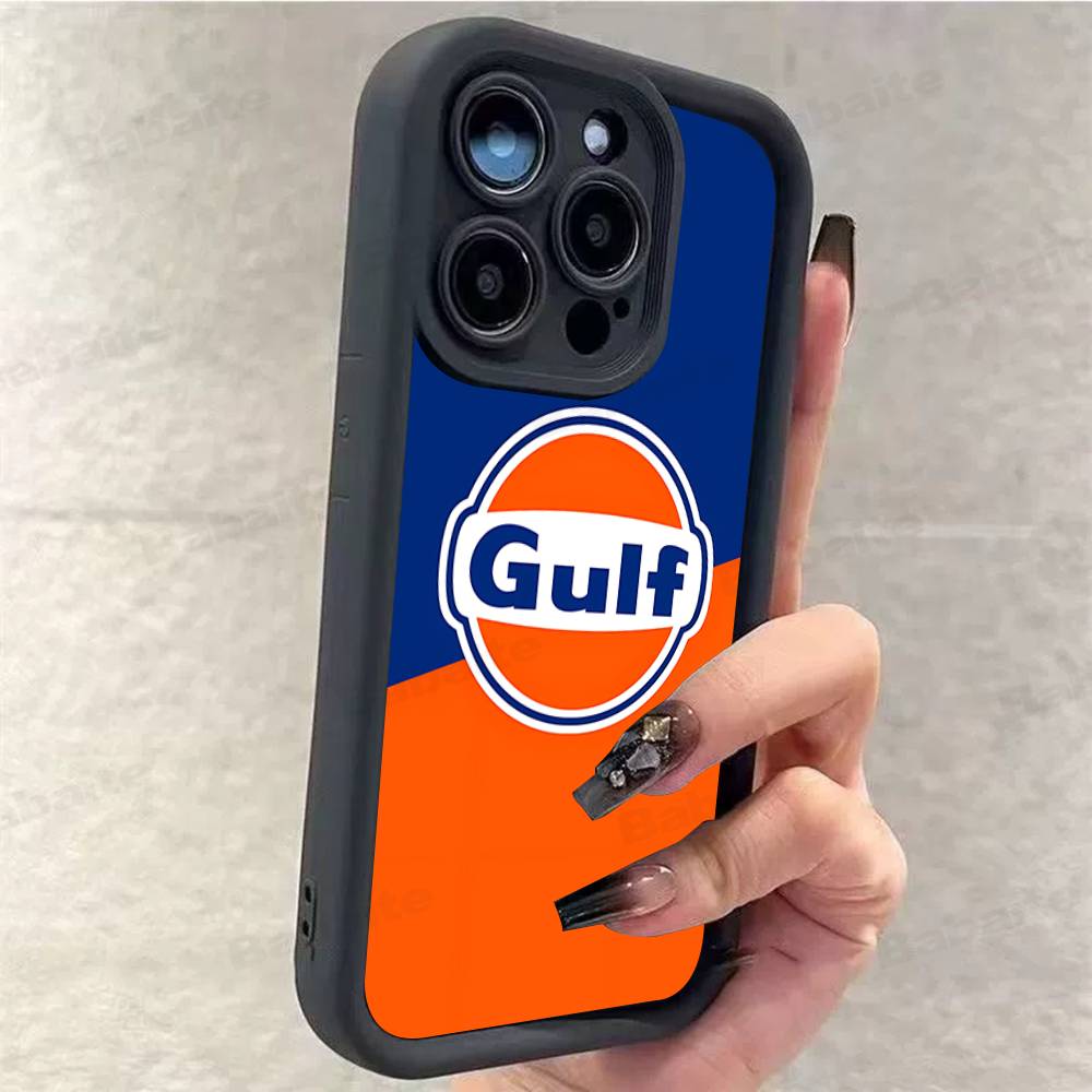 G-Gulf Motorrad Logo Für IPhone 17 16 15 14 13 12 11 Pro Max Plus Handyhüllen Abdeckungen