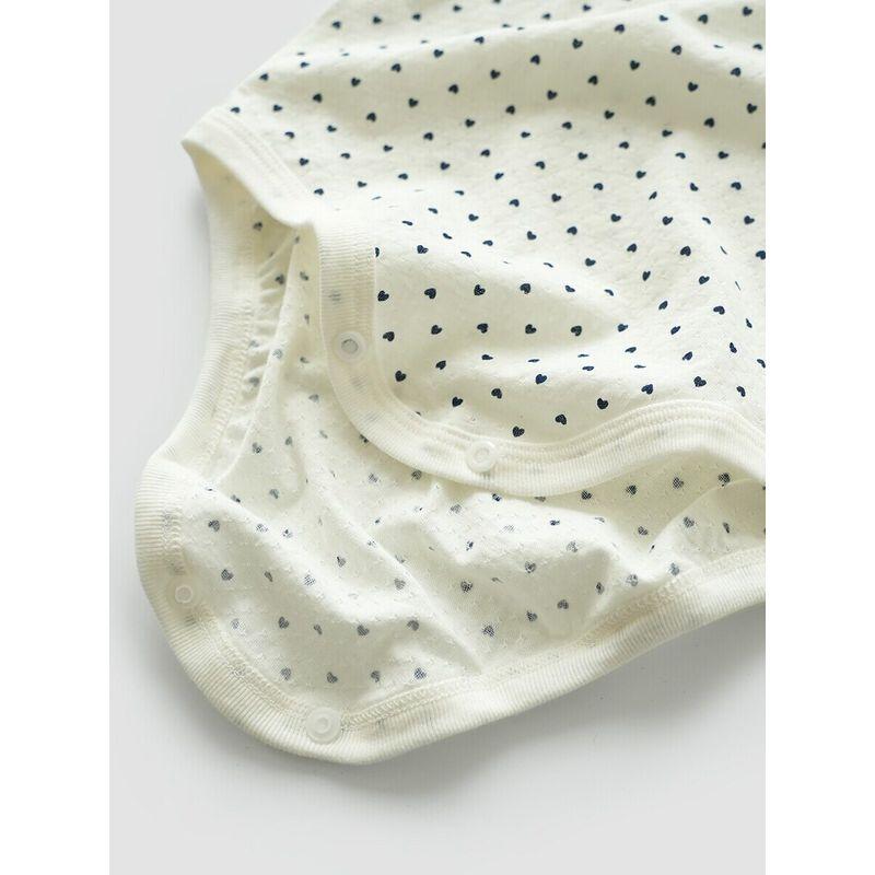 Class a Thin and Soft Children's Pure Cotton Mesh Romper, Girls' Strap Jumpsuit, Infant and Toddler Summer Bodysuit
