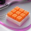 Stress Relief Toy 9-In-1 Keyboard Fidget with Ball Chain Push Gadget Button Finger Clicker Toy 9-Keys Keychain Anxiety Desk