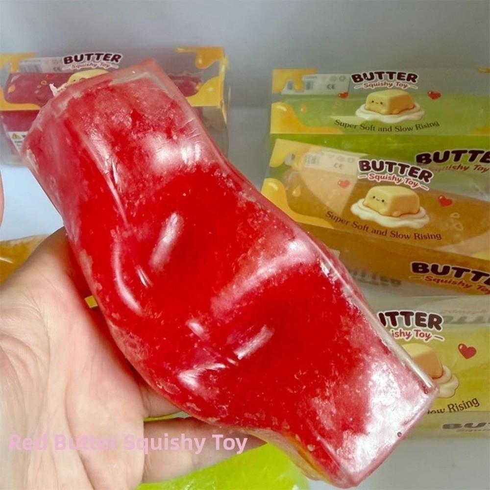 Angstlöser Butter-Stift Quetschspielzeug Slushy-Textur Sensorischer Stress-Stift Büro Schreibtischspielzeug