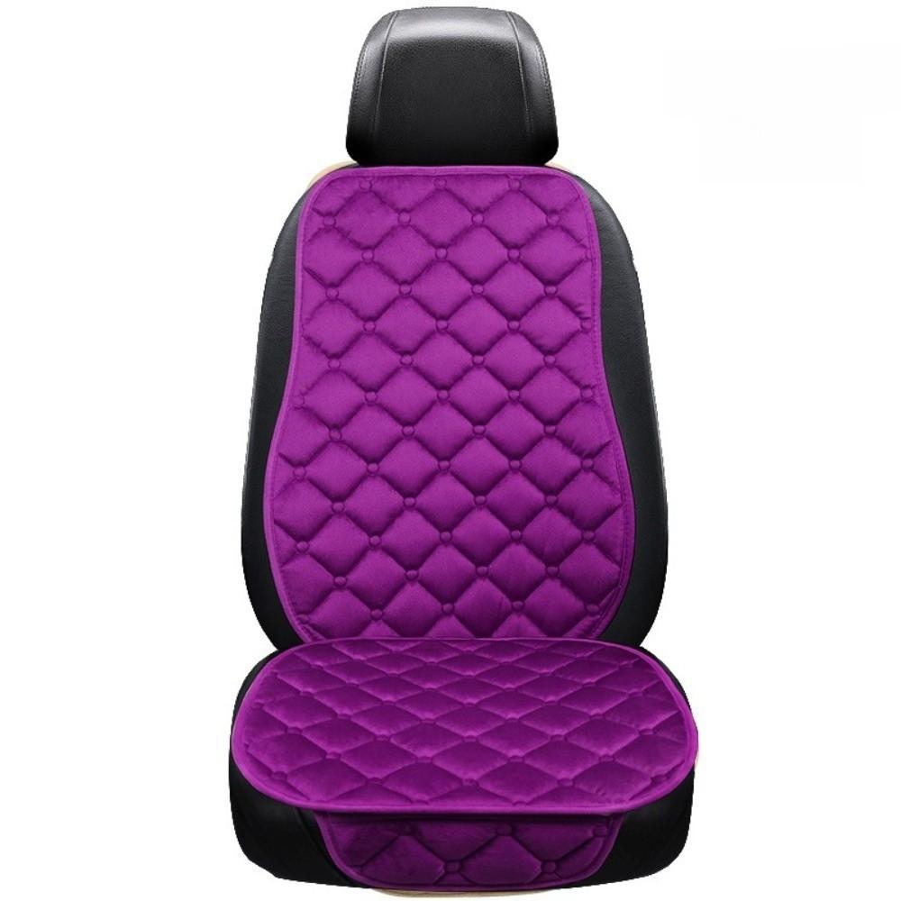 Solid Color Car Seat Covers Thick SUV Seat Mats Universal Seat Cushion
