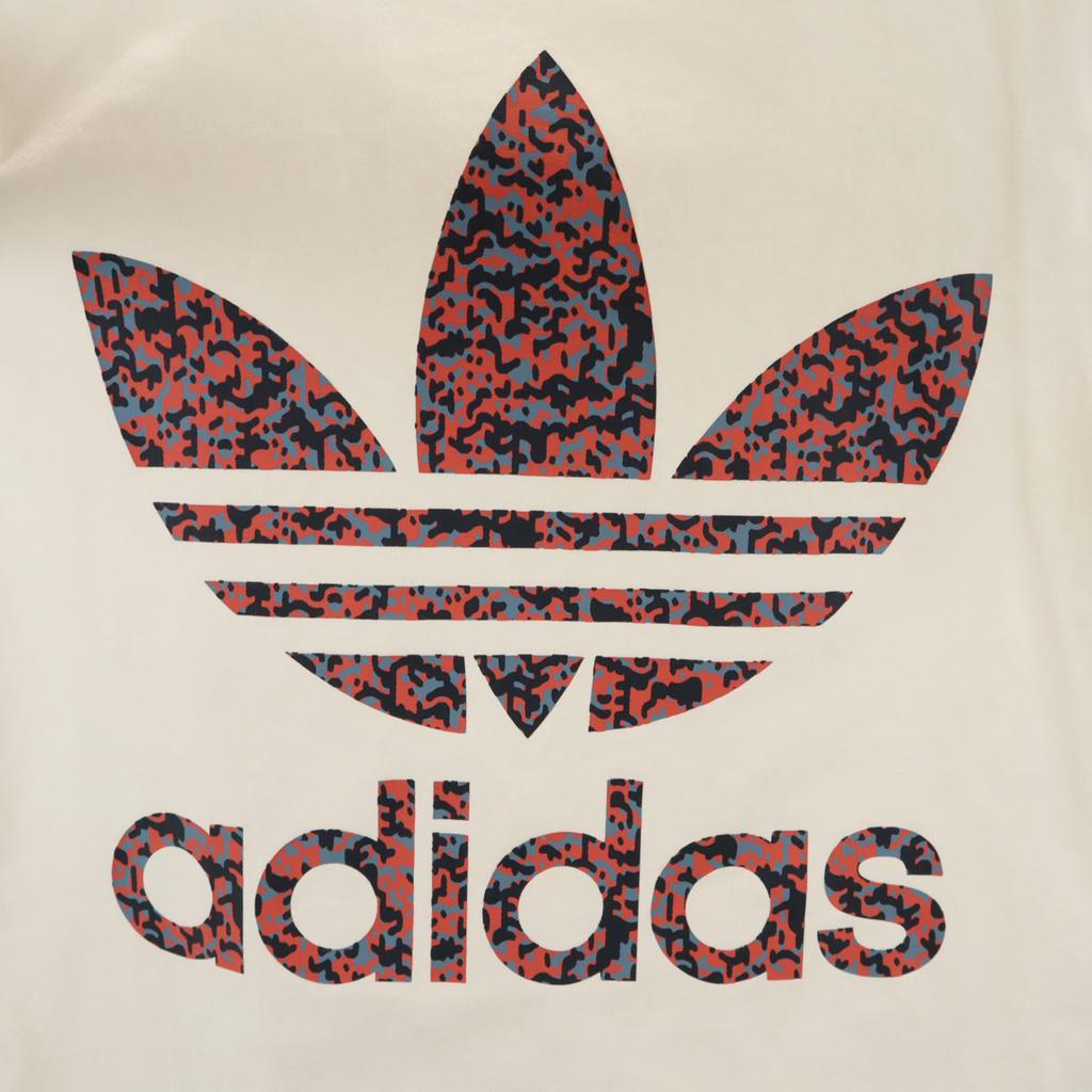 adidas Originals Trefoil logo Short sleeve T-shirt L off white Women Used