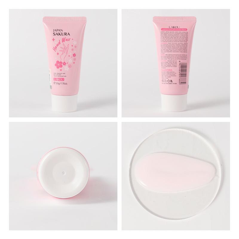 LAIKOU Sakura Exfoliating Hand Wax 50g – Moisturizing & Nourishing Hand Care