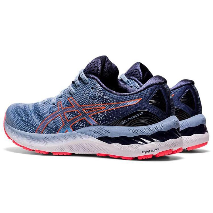 Asics Gel Nimbus 23 Mist Blazing Coral Damesko Blå 1012A885-412