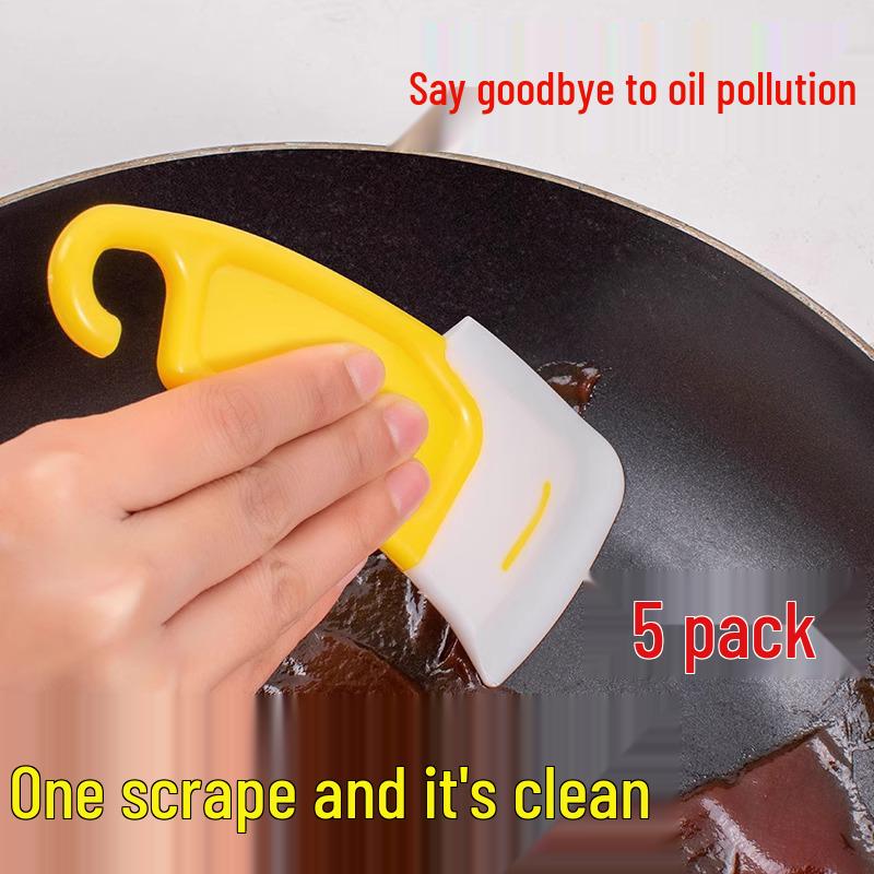 Silikonowy skrobak do czyszczenia oleju i plam w garnkach, miskach i naczyniach
