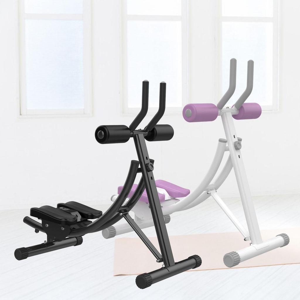 Portable ABS Cruncher LED Display Home Use Strength Training Waist Fitness Equipment Abdominal Workout Machine