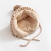 Korean Winter Princess Hat: Cute, Thickened Knit Wool with Ear Protection for Girls