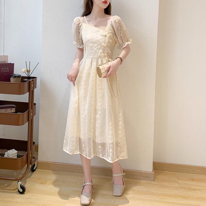 Mokana Gentle Fairy Short Sleeve A-Line Midi Dress