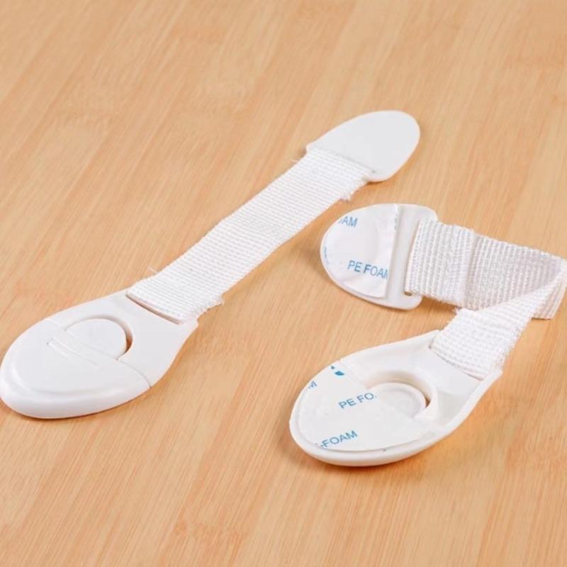 Baby Multi-functional Cloth Strap Lock, Infant Safety Lock, Children's Buckle Lock, Drawer Plastic Toilet Lock, Cabinet Door Refrigerator Lock